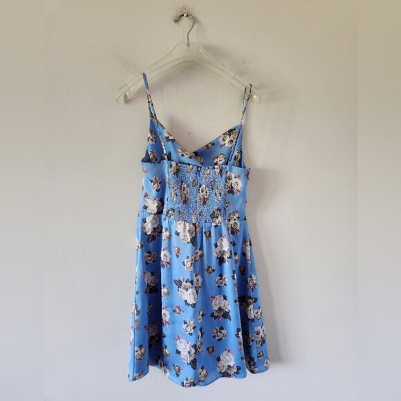 ARITZIA | Sunday Best Spencer Mini Dress Blue Floral Sz SMALL - Picture 6 of 10